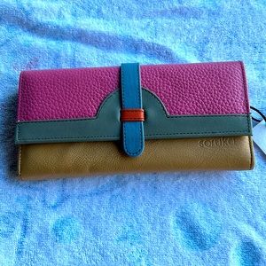 One of a kind Soruka Half Moon Wallet. NEW!!